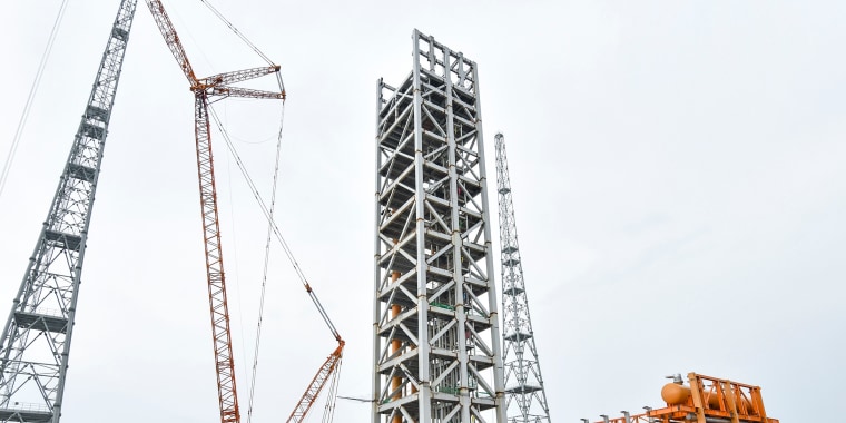 No.2 Launch Pad Of China's Hainan Commercial Spacecraft Launch Site Completed